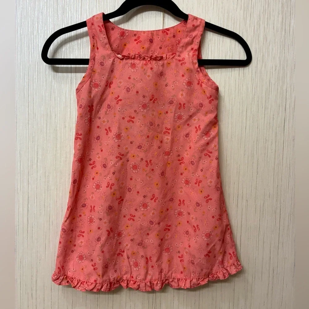 Vtg Vibe‎ Carter's Girls Floral Dress 4T Ditsy Print Prairie Style Cottagecore